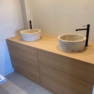 muebles de madera para baños