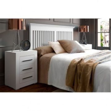 Cabezal y cama de madera a medida