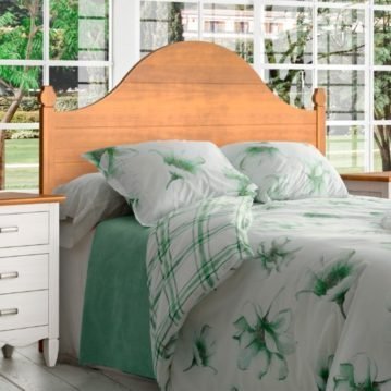Cabezal y cama de madera a medida