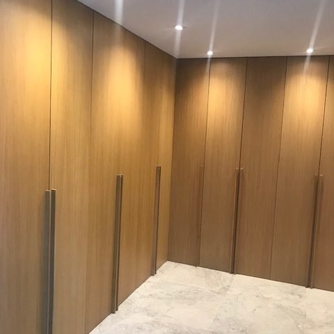 Vestidores de madera a medida