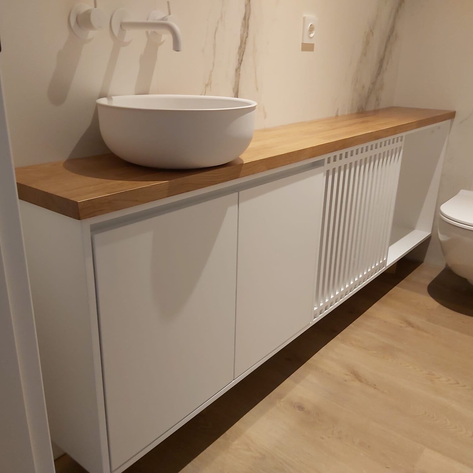 muebles de madera para baños