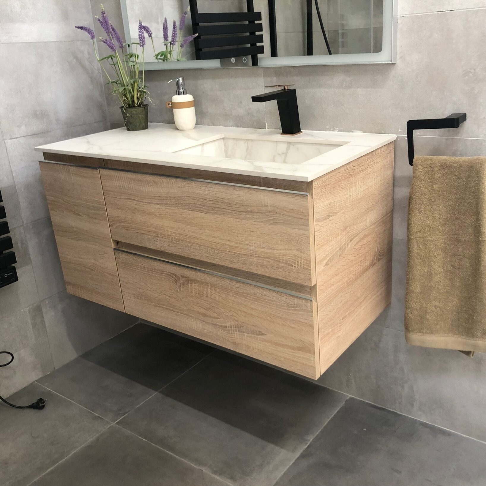 muebles de madera para baños